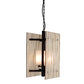 Meyda Lighting Macari 12" 2-Light Cajun Spice Pendant Light With Custom Acrylic Shade