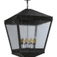 Meyda Lighting Madeline 144670 43" 10-Light Antique Iron Gate Pendant Light With Clear Rainstone Idalight Shade Glass