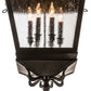 Meyda Lighting Madeline 23" 6-Light Timeless Bronze Pendant Light With Clear Seeded Shade Glass