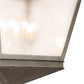Meyda Lighting Madeline 30"Sq 10-Light Pewter Pendant Light With Rainstone Idalight Shade
