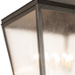 Meyda Lighting Madeline 30"Sq 10-Light Pewter Pendant Light With Rainstone Idalight Shade