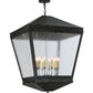 Meyda Lighting Madeline 43" 10-Light Antique Iron Gate Pendant Light With Clear Rainstone Idalight Shade Glass