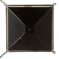 Meyda Lighting Madeline 45" 10-Light Blackwash Pendant Light With Clear Seeded Shade Glass