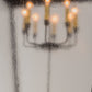 Meyda Lighting Madeline 46" 16-Lights Timeless Bronze Pendant Light With Clear Seeded Shade Glass
