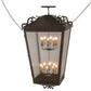 Meyda Lighting Madeline 46" 16-Lights Timeless Bronze Pendant Light With Clear Seeded Shade Glass