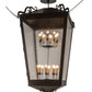 Meyda Lighting Madeline 46" 16-Lights Timeless Bronze Pendant Light With Clear Seeded Shade Glass