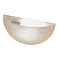 Meyda Lighting Madison 12" Gloss White Wall Sconce With Fleshtone Idalight Shade