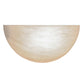 Meyda Lighting Madison 12" Gloss White Wall Sconce With Fleshtone Idalight Shade