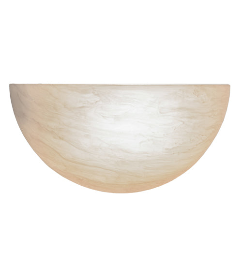 Meyda Lighting Madison 12" Gloss White Wall Sconce With Fleshtone Idalight Shade