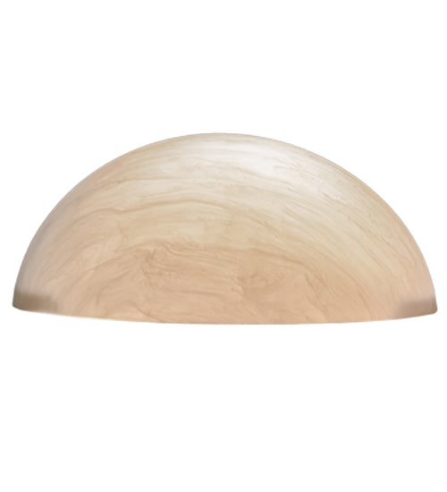 Meyda Lighting Madison 12" Gloss White Wall Sconce With Fleshtone Idalight Shade