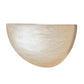 Meyda Lighting Madison 12" Gloss White Wall Sconce With Fleshtone Idalight Shade