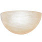 Meyda Lighting Madison 12" Gloss White Wall Sconce With Fleshtone Idalight Shade
