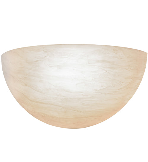 Meyda Lighting Madison 12" Gloss White Wall Sconce With Fleshtone Idalight Shade