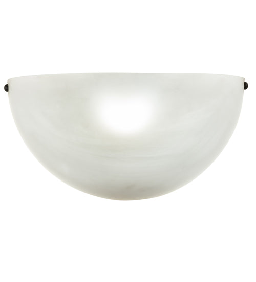 Meyda Lighting Madison 19" Textured Black Wall Sconce With White Angelwing Idalight Shade