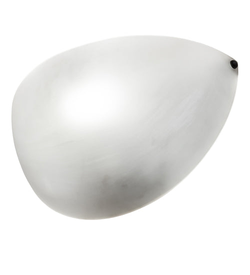 Meyda Lighting Madison 19" Textured Black Wall Sconce With White Angelwing Idalight Shade