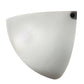 Meyda Lighting Madison 19" Textured Black Wall Sconce With White Angelwing Idalight Shade