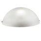Meyda Lighting Madison 19" Textured Black Wall Sconce With White Angelwing Idalight Shade
