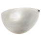 Meyda Lighting Madison 19" Textured Black Wall Sconce With White Angelwing Idalight Shade