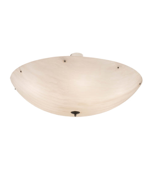 Meyda Lighting Madison 247932 60" 12-Light Nickel Semi-flush Mount Light With Whitestone Idalight Shade