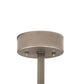 Meyda Lighting Madison 247932 60" 12-Light Nickel Semi-flush Mount Light With Whitestone Idalight Shade
