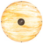 Meyda Lighting Madison 36" 8-Light Statuary Bronze Metallic Inverted Pendant Light With Travertine Idalight Shade