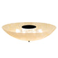 Meyda Lighting Madison 42" 10-Light Oil Rubbed Bronze Flush Mount Light With Beige Frosted Botticino Idalight Shade