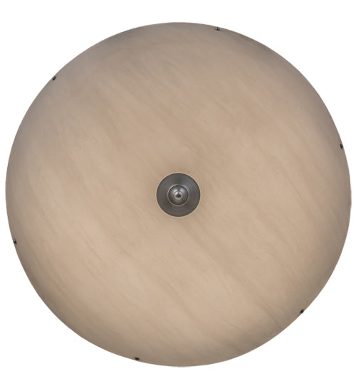 Meyda Lighting Madison 48" 8-Light Nickel Semi-flush Mount Light With Whitestone Idalight Shade Glass