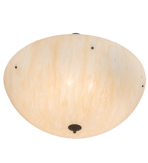 Meyda Lighting Madison 48" 8-Light Timeless Bronze Semi-flush Mount Light With Beige Sahara Taupe Idalight Shade