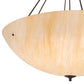 Meyda Lighting Madison 48" 8-Light Timeless Bronze Semi-flush Mount Light With Beige Sahara Taupe Idalight Shade