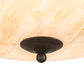 Meyda Lighting Madison 48" 8-Light Timeless Bronze Semi-flush Mount Light With Beige Sahara Taupe Idalight Shade