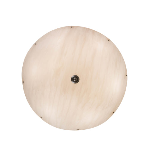 Meyda Lighting Madison 60" 12-Light Nickel Semi-flush Mount Light With Whitestone Idalight Shade Glass