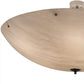 Meyda Lighting Madison 60" 12-Light Nickel Semi-flush Mount Light With Whitestone Idalight Shade Glass