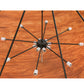 Meyda Lighting Madison 70" 16-Light Timeless Bronze Inverted Pendant Light With Ambra Siena Idalight Shade Glass