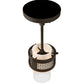 Meyda Lighting Maglia Semplice 5" Oil Rubbed Bronze Pendant Light With Frosted Seeded Shade Glass