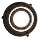 Meyda Lighting Maglia Semplice 5" Oil Rubbed Bronze Pendant Light With Frosted Seeded Shade Glass