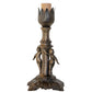 Meyda Lighting Maidens 6" Antique Brass Mini Table Lamp