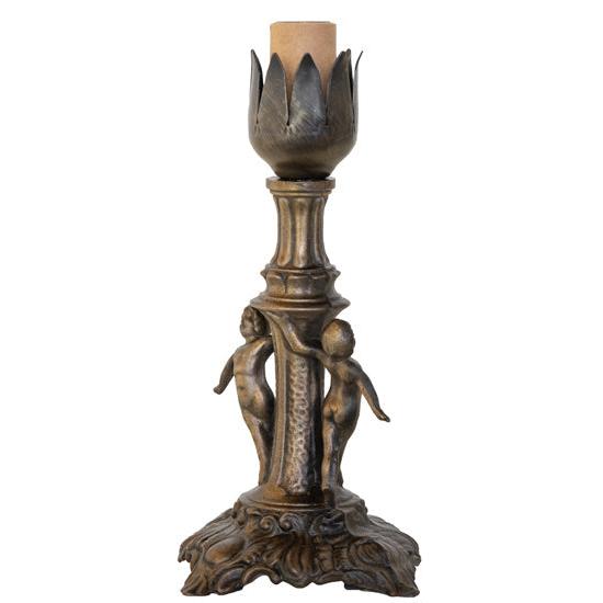 Meyda Lighting Maidens 6" Antique Brass Mini Table Lamp