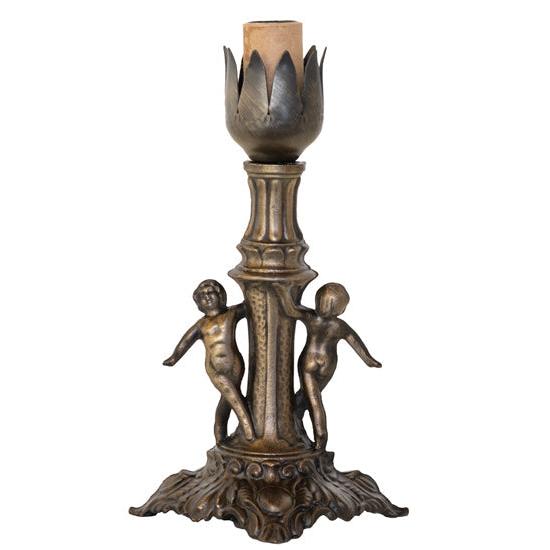 Meyda Lighting Maidens 6" Antique Brass Mini Table Lamp