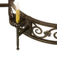 Meyda Lighting Majella 42" 8-Light English Bronze Chandelier With Amber Faux Candlelight