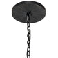 Meyda Lighting Majella 66" 20-Light 2-Tier Antique Iron Gate Chandelier With Amber Faux Candlelight