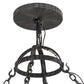 Meyda Lighting Majella 84" 28-Light 2-Tier Antique Iron Gate Chandelier With Amber Faux Candlelight