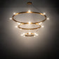 Meyda Lighting Manheim 72" 24-Light 3-Tier Gold Metallic Alva Chandelier
