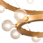 Meyda Lighting Manheim 72" 24-Light 3-Tier Gold Metallic Alva Chandelier