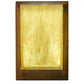 Meyda Lighting Manitowac 12" LED Vintage Copper Wall Sconce With Ambra Siena Idalight Shade Glass
