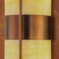 Meyda Lighting Manitowac 18" 2-Light Vintage Copper Wall Sconce With Botticino Idalight Shade Glass