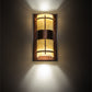 Meyda Lighting Manitowac 6" 2-Light LED Vintage Copper Wall Sconce With Botticino Idalight Shade Glass