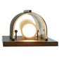 Meyda Lighting Manitowac 6" 2-Light LED Vintage Copper Wall Sconce With Botticino Idalight Shade Glass