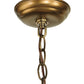 Meyda Lighting Maple Vine 9" Antique Copper Mini Pendant Light With Frosted Seeded Shade Glass