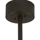 Meyda Lighting Maplewood 37" LED Strip Oil Rubbed Bronze Smythe Craftsman Chandelier With Beige Natural Textrene Shade and Fan