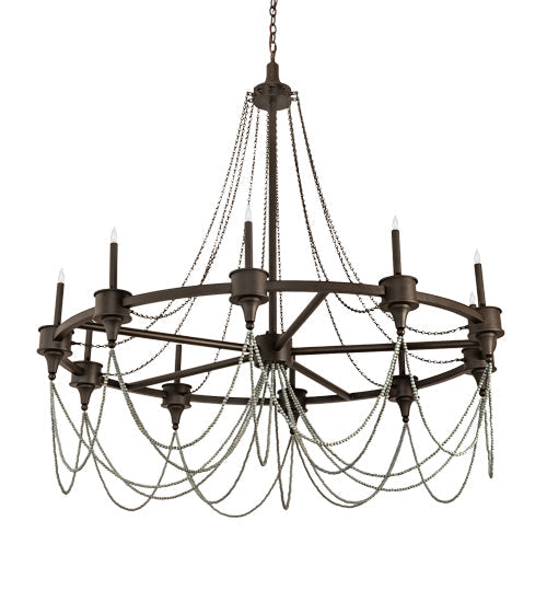 Meyda Lighting Marcie 60" 10-Light Oil Rubbed Bronze Chandelier